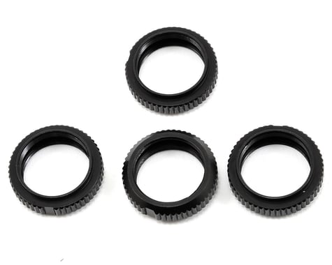 Exotek RB6 Aluminum Big Bore Shock Collar (4) (Black)
