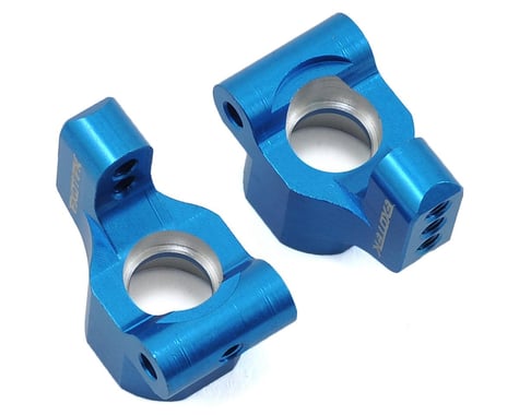 Exotek Associated V2 Aluminum Rear Hubs (Blue)