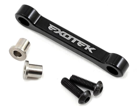 Exotek TLR 22-4 Aluminum Steering Link w/Bushings (Black)