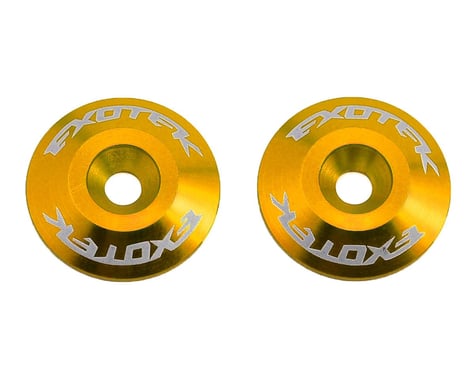 Exotek Aluminum Wing Buttons (2) (Gold)