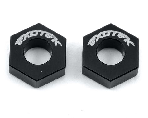 Exotek B44 Aluminum Front Wheel Hex Set (Black)