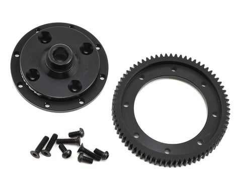 Exotek D413 Machined Spur Gear & Mounting Plate Set (72T)