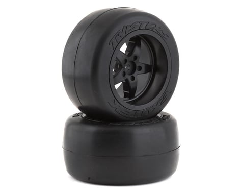 Exotek Twister Pro Drag Belted Rear Tires & Wheel Set w/Soft Foam (2) (Soft)