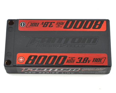 Fantom Pro Series HV 1S LiPo 110C Battery (3.8V/8000mAh)