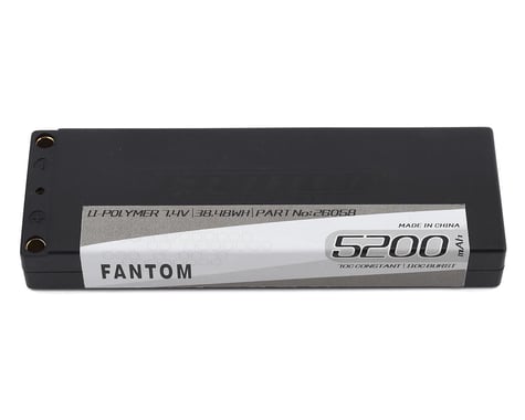 Fantom Pro Series Low Profile TC 2S LiPo 100C Battery (7.4V/5000mAh)