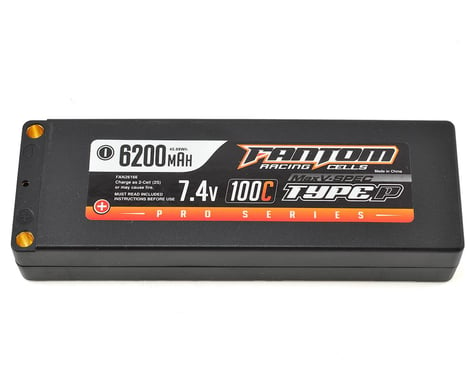 Fantom Pro Series MaxV-SPEC 2S LiPo 100C Battery (7.4V/6200mAh)