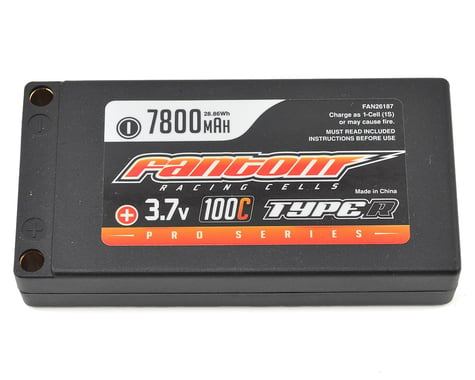 Fantom Pro Series 1S LiPo 100C Battery (3.7V/7800mAh)