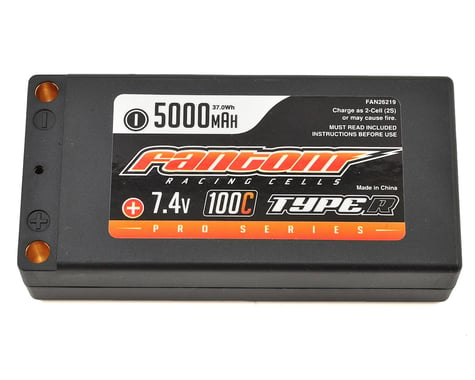Fantom Pro Series Shorty 2S LiPo 100C Battery (7.4V/5000mAh)