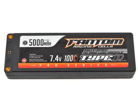 Fantom Pro Series MaxV-SPEC Low Profile TC 2S LiPo 100C Battery