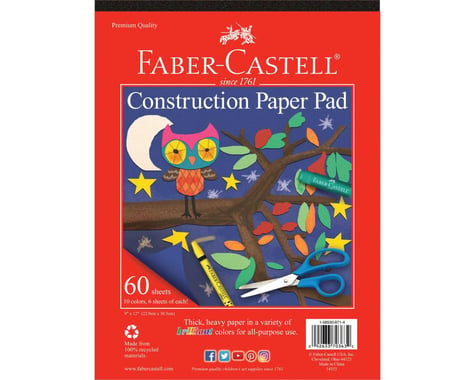 Faber-Castell Construction Paper Pad (10-Colors)