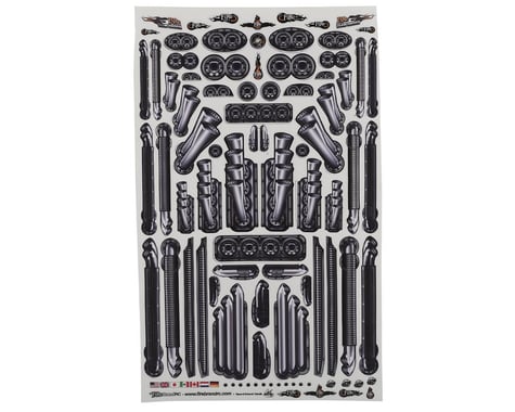 Firebrand RC Pipes & Mufflers Multi-Fit Decal Sheet