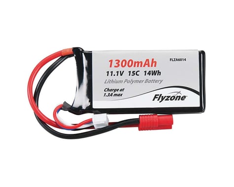 Flyzone LiPo 3S 11.1V 1300mAh 14Wh Battery