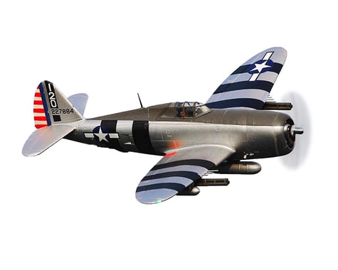 FMS P-47 Razorback Warbird Plug-N-Play Airplane (Bonnie) (1500mm)