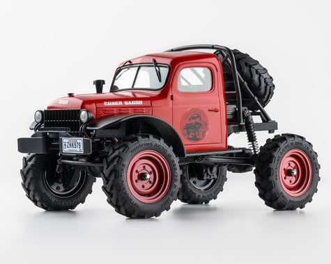FMS FCX24 Power Wagon 1/24 Scale Micro Rock Crawler w/Hard Body (Red)