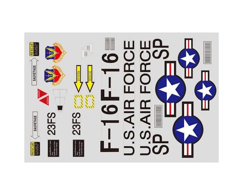 FMS Sticker: F16, Grey