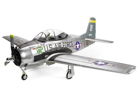 FMS T-28 Trojan V3 Warbird Plug-N-Play Electric Airplane (1400mm) (Silver)