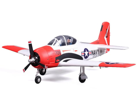 FMS T-28 Trojan V2 Warbird Plug-N-Play Electric Airplane (800mm) (Red)