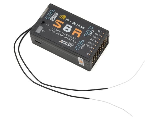 FrSky S8R 8 Channel Telemetry Receiver & 3 Axis Stabilization