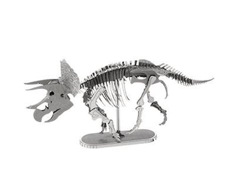 Fascinations Metal Earth Triceratops Skeleton 3D Metal Model Kit