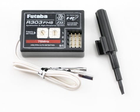 Futaba R303FHS Synthesized 3-Channel HRS Receiver 75MHz