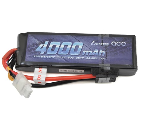 Gens Ace 3s LiPo Battery Pack 50C w/TRX Connector (11.1V/4000mAh)