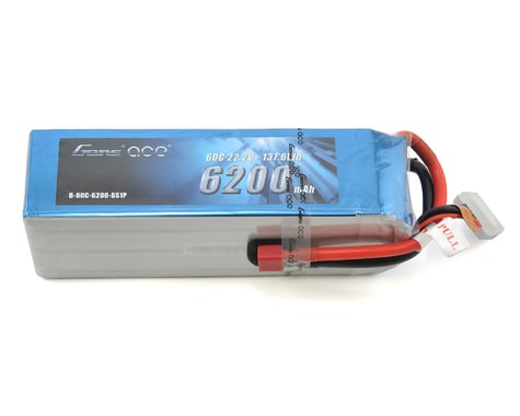 Gens Ace 6S LiPo Battery 60C  (22.2V/6200mAh)