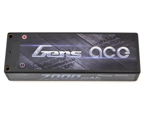 Gens Ace 2s LiPo Battery Pack 50C w/4mm Bullet (7.4V/7000mAh)