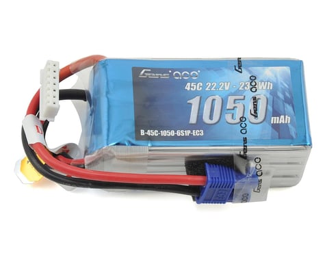 Gens Ace 6s LiPo Battery 45C (22.2V/1050mAh)