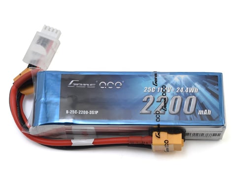 Gens Ace 3S LiPo Battery 25C (11.1V/2200mAh)