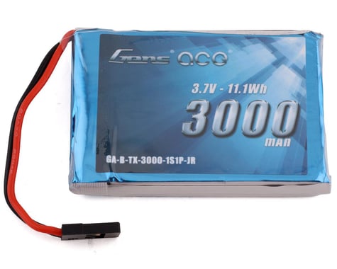Gens Ace 1s LiPo Transmitter Battery (3.7V/3000mAh)