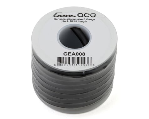 Gens Ace Silicone Wire (8AWG) (Black) (16.4 ft.)