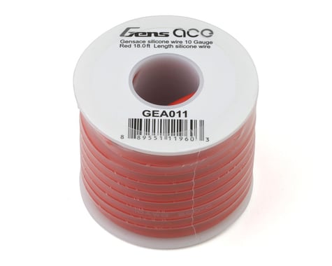 Gens Ace Silicone Wire (10AWG) (Red) (18.4 ft.)