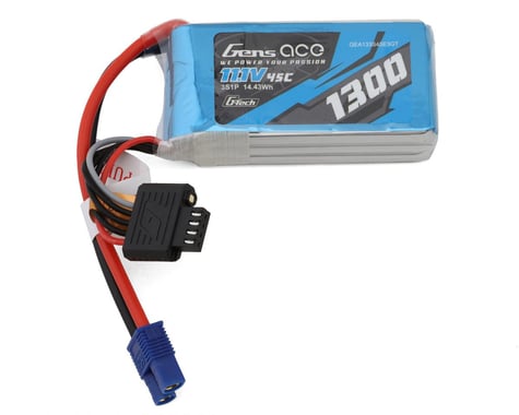 Gens Ace G-Tech Smart 3S LiPo Battery 45C (11.1V/1300mAh)