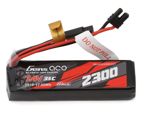 Gens Ace 2S 35C G-Tech Lipo Battery Pack (7.4V/2300mAh) w/iEC2 Connector