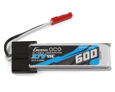 Gens Ace 1S LiPo Battery 45C (3.7V/600mAh)