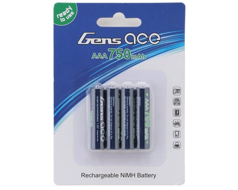 Gens Ace High Power Rechargeable AAA NIMH Battery (1.2V/750mAh) (4)