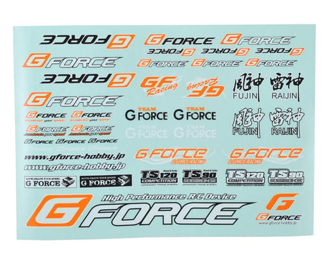 GForce Decal Sheet