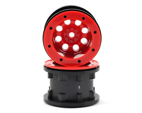 Gmade 2.2 Mudrock Beadlock Wheels (Red) (2)