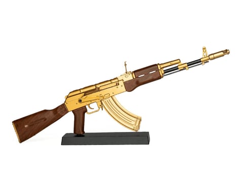 GoatGuns Miniature 1/3 Scale Die-Cast AK47 Model Kit (Gold)
