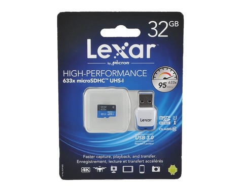 GoPro Lexar High Performance 32GB MicroSDHC UHS-I Card