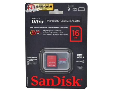 GoPro SanDisk Ultra 16GB Micro SD Memory Card (Class 10)
