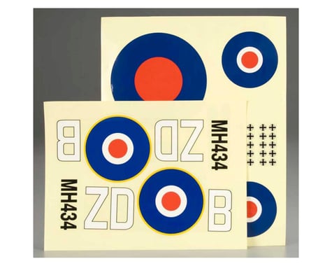 Great Planes Decal Sheet Combat Spitfire .25 GP/EP ARF