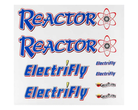 Great Planes Decal Sheet Reactor 3D EP