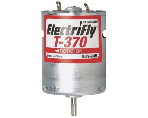 Great Planes ElectriFly T-370 6.0-9.6V Ferrite Motor