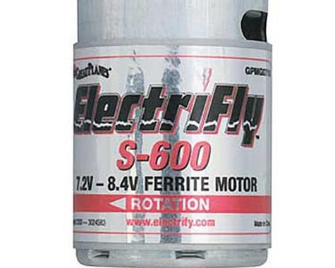 Great Planes ElectriFly S-600 7.2-8.4V Ferrite Motor