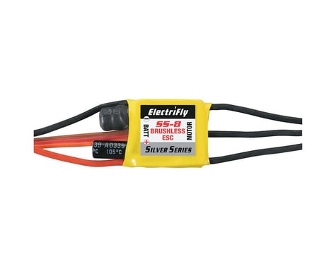 Great Planes ElectriFly Silver Series 8A Brushless ESC 5V/1A BEC