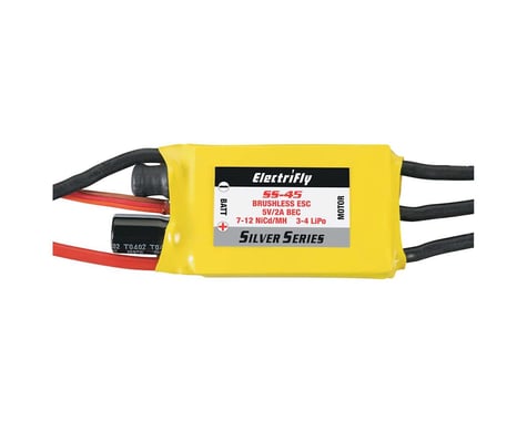 Great Planes ElectriFly Silver Series 45A Brushless ESC 5V/2A BEC
