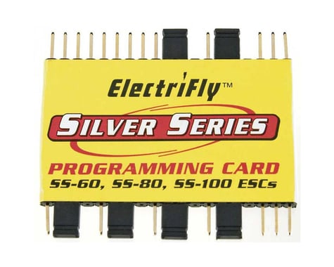 Great Planes Silver Series Programming Card SS-60 SS-80