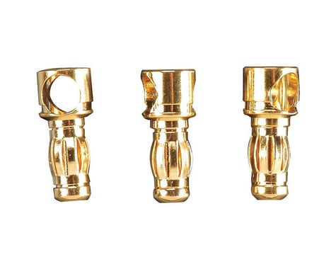 Great Planes Gold Plated Bullet Connector Male 3.5mm (3)