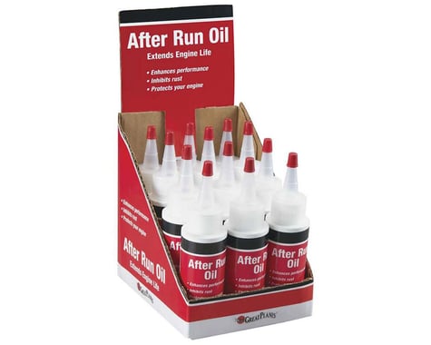 Great Planes AFTER RUN ENGINE OIL DISPLAY PACK (12)